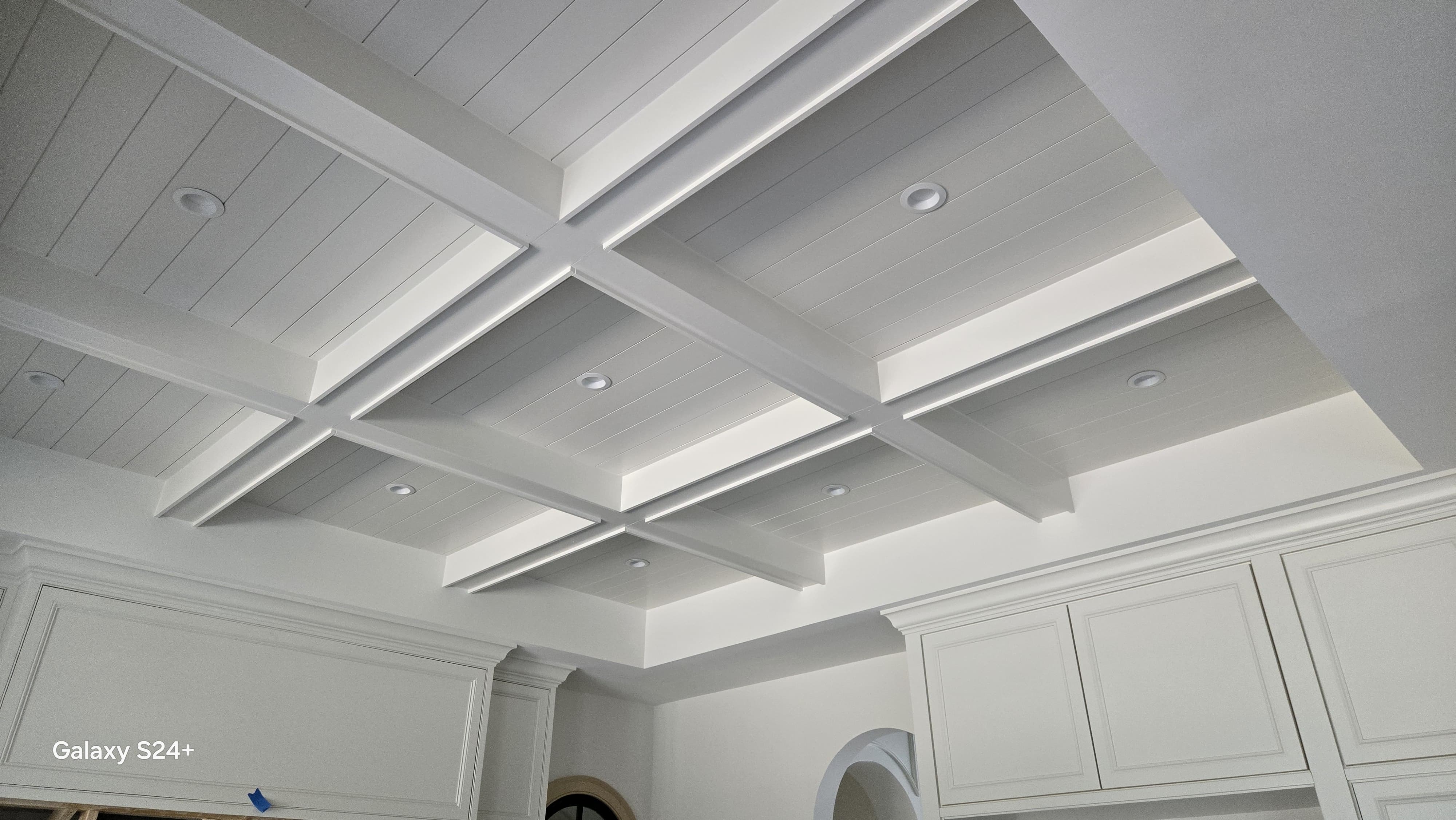 Coffered ceiling